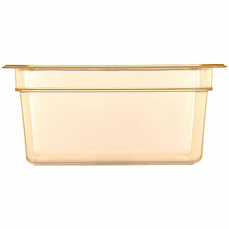StorPlus High Heat Food Pan, 8.7 qt, 10.38 x 12.75 x 6, Amber, Plastic (10422B13)
