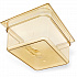 StorPlus High Heat Food Pan, 8.7 qt, 10.38 x 12.75 x 6, Amber, Plastic (10422B13)