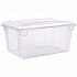 StorPlus Polycarbonate Food Storage Container, 16.6 gal, 18 x 26 x 12, Clear, Plastic (1062307)