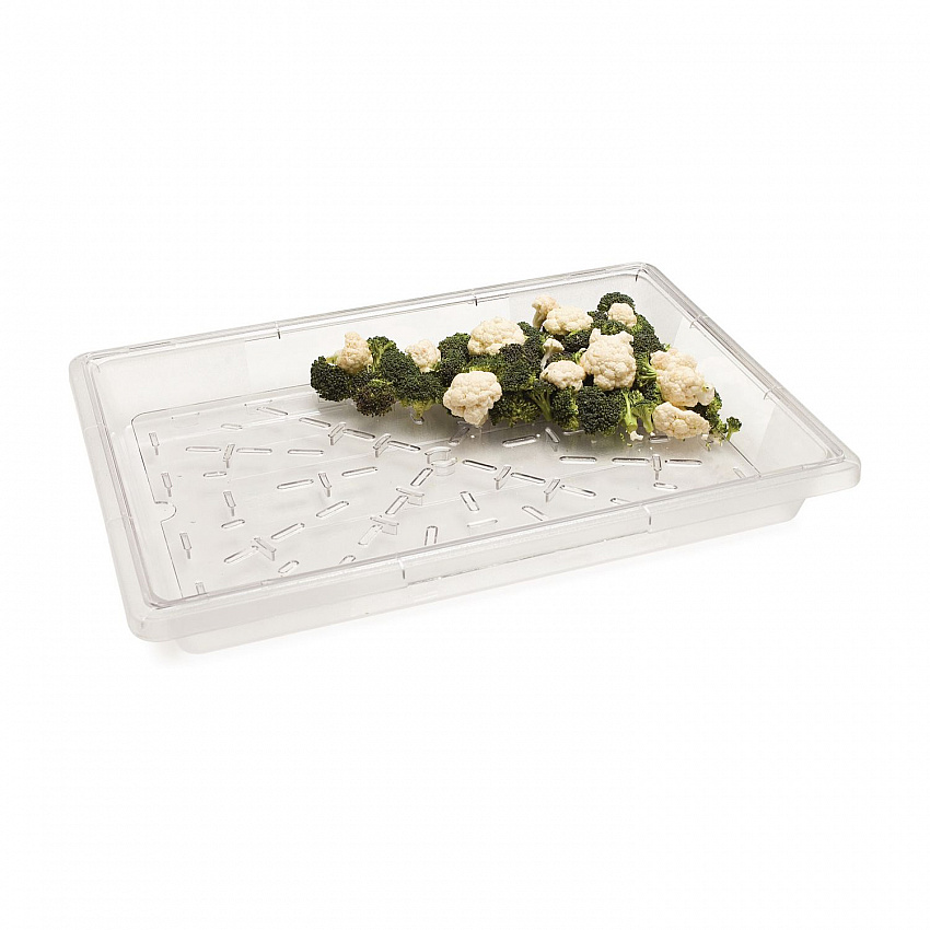 StorPlus Polycarbonate Food Storage Container, 5 gal, 18 x 26 x 3.5, Clear, Plastic (1062007)