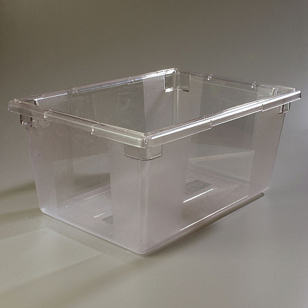 StorPlus Polycarbonate Food Storage Container, 16.6 gal, 18 x 26 x 12, Clear, Plastic (1062307)