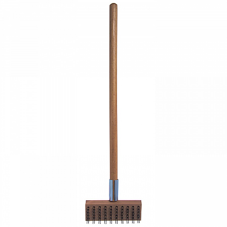 Sparta Broiler Master Grill Brush and Scraper with Handle, Metal Bristles, 30