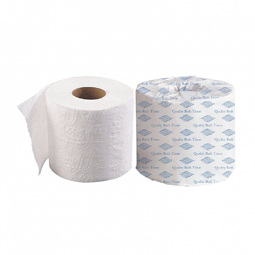 Standard Bath Tissue, 2-Ply, White, 500 Sheets/Roll, 96 Rolls/Carton (276)