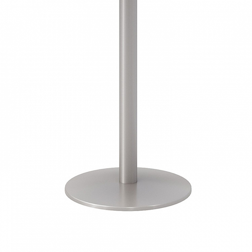 Pedestal Table with Four Burgundy Kool Series Chairs, Round, 36" Dia x 29h, Designer White (811774036672)