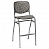 Pedestal Bistro Table with Four Brownstone Kool Series Barstools, Round, 36