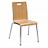 Pedestal Table with Four Natural Jive Series Chairs, Round, 36