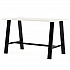 Midtown Dining Table with Four Brownstone Kool Series Chairs, 36 x 72 x 30, Designer White (840031900319)