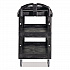 BRUTE 3-Shelf Heavy-Duty Ergo Lipped Utility Cart, Resin, 3 Shelves, 600 lb Capacity, 25.24