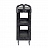 BRUTE 3-Shelf Heavy-Duty Ergo Flat Utility Cart, Plastic, 3 Shelves, 600 lb Capacity, 25.24