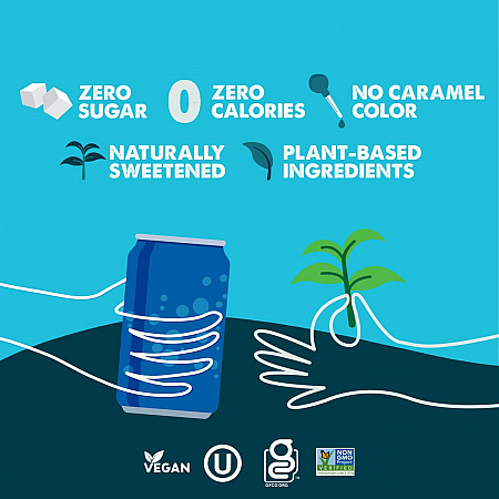 Zero Sugar Naturally Sweetened Green Tea, 12 oz Can, 12/Carton (0170612)