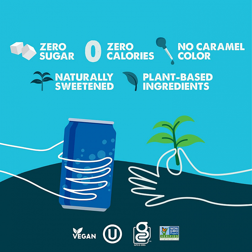 Zero Sugar Naturally Sweetened Green Tea, 12 oz Can, 12/Carton (0170612)