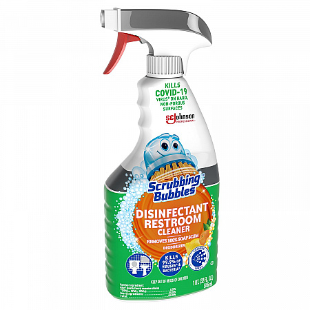 Disinfectant Restroom Cleaner, Citrus Scent, 32 oz Spray Bottle, 8/Carton (334879)