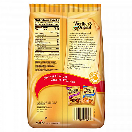 Original Hard Candies, Caramel, 30 oz Bag (30201012)