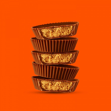 Snack Size Peanut Butter Cups, 19.5 oz Bag, 2 Bags/Carton (60004058)