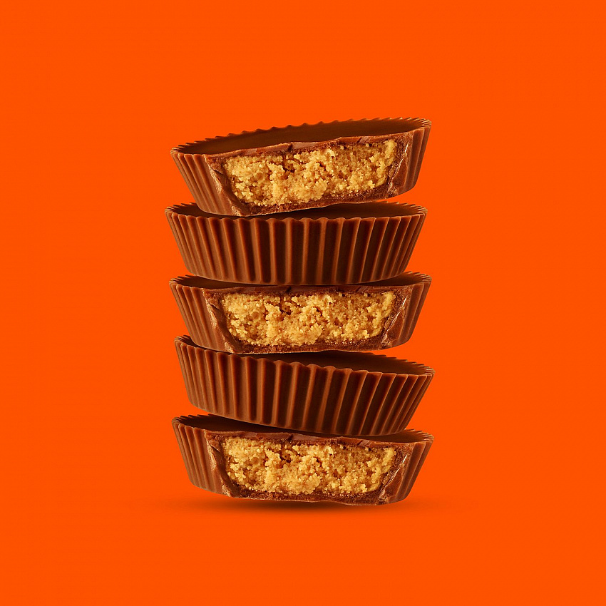 Snack Size Peanut Butter Cups, 19.5 oz Bag, 2 Bags/Carton (60004058)