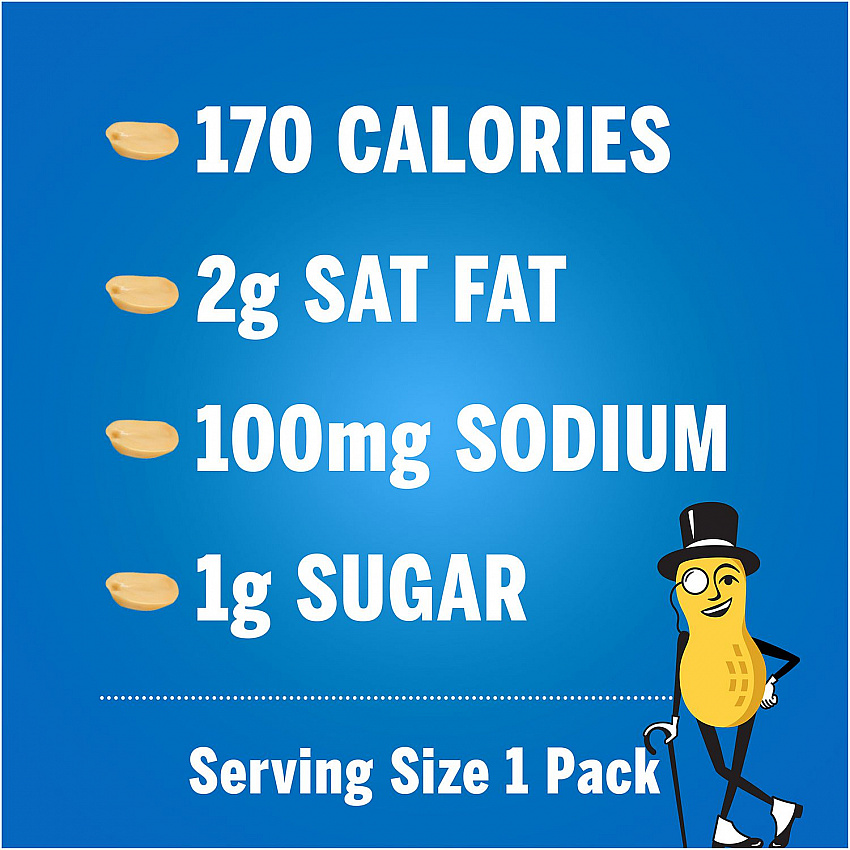 Salted Peanuts, 1 oz Pouch, 48/Box, 2 Boxes/Carton (60004074)