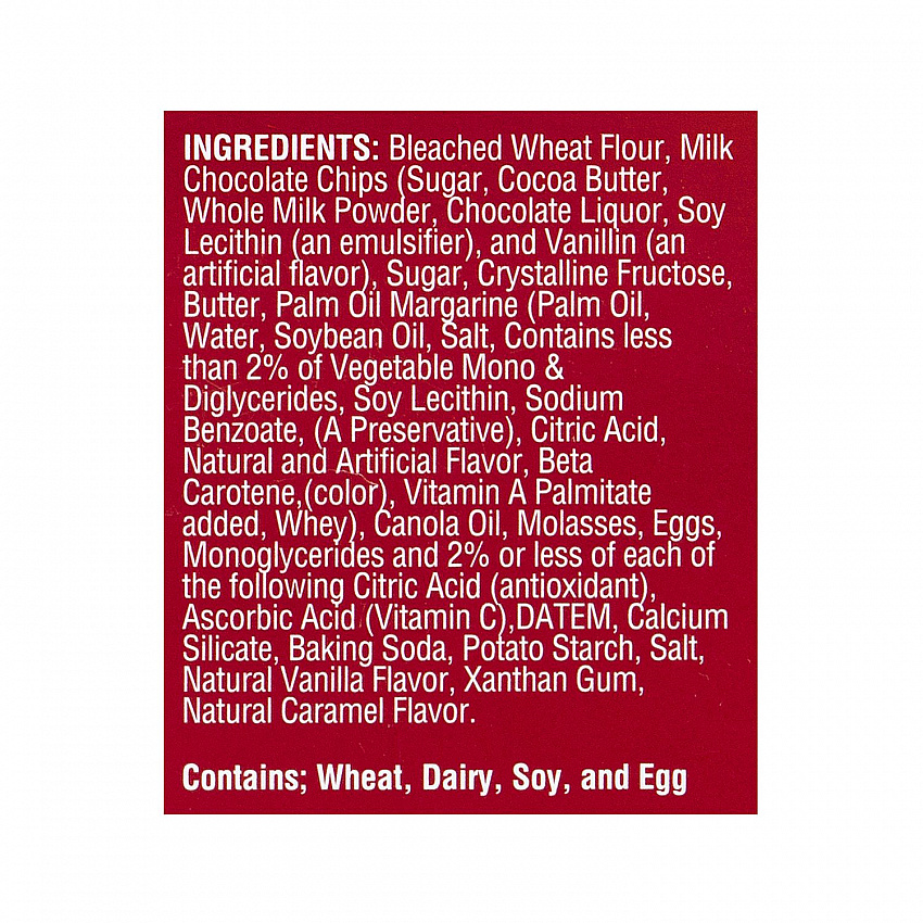 Cookies, Milk Chocolate Chip, 1 oz Individually Wrapped, 30/Box, 2 Boxes/Carton (60004080)