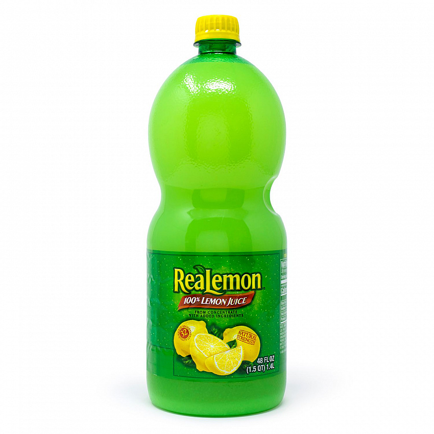 Lemon Juice from Concentrate, 48 oz Bottle, 2/Pack, 2 Packs/Carton (60004062)