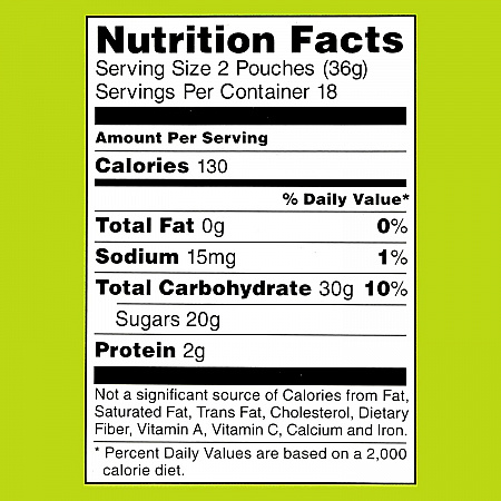 SpongeBob Squarepants Giant Krabby Patties Gummy Candy, Fruity, 0.63 oz Packet, 36/Bag, 2/Carton (60004072)