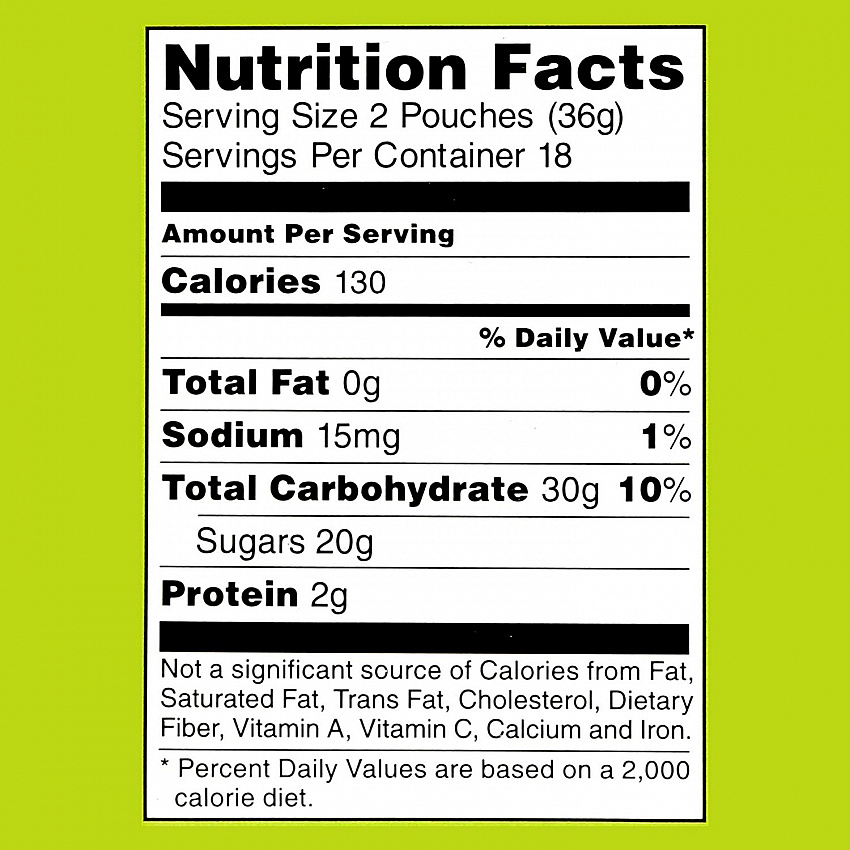 SpongeBob Squarepants Giant Krabby Patties Gummy Candy, Fruity, 0.63 oz Packet, 36/Bag, 2/Carton (60004072)