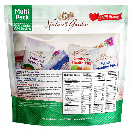 Healthy Trail Mix Snack Packs, Assorted Flavors, 1.2 oz Pouch, 24/Bag, 2 Bags/Carton (60004092)
