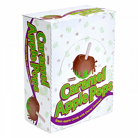 Caramel Apple Pops, 0.63 oz Individually Wrapped, 48/Box, 2 Boxes/Carton (60004066)