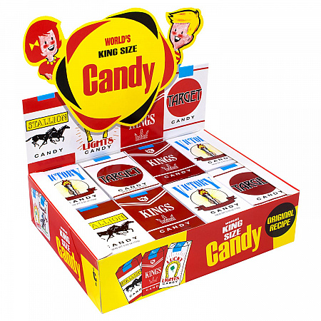 Candy Cigarettes, 24/Box, 3 Boxes/Carton (60004064)