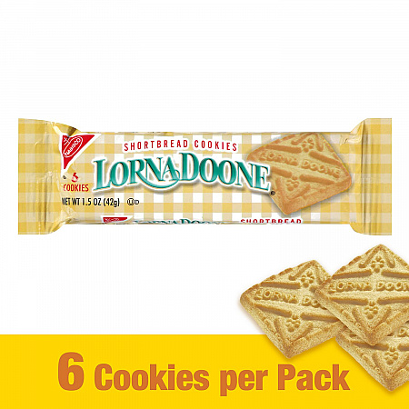 Lorna Doone Shortbread Cookies, 1.5 oz Packet, 30/Box, 2 Boxes/Carton (60004093)