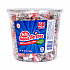 Bobs Sweet Stripes Soft Candy, Peppermint, 0.18 oz Individually Wrapped, 160/Tub, 2 Tubs/Carton (60004070)