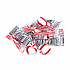 Bobs Sweet Stripes Soft Candy, Peppermint, 0.18 oz Individually Wrapped, 160/Tub, 2 Tubs/Carton (60004070)