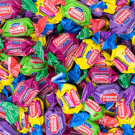 Bubble Gum Assorted Flavor Twist Tub, 0.16 oz Individually Wrapped, 300/Tub, 2 Tubs/Carton (60004082)