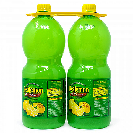 Lemon Juice from Concentrate, 48 oz Bottle, 2/Pack, 2 Packs/Carton (60004062)