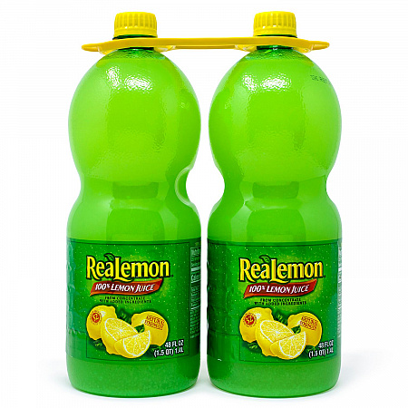 Lemon Juice from Concentrate, 48 oz Bottle, 2/Pack, 2 Packs/Carton (60004062)