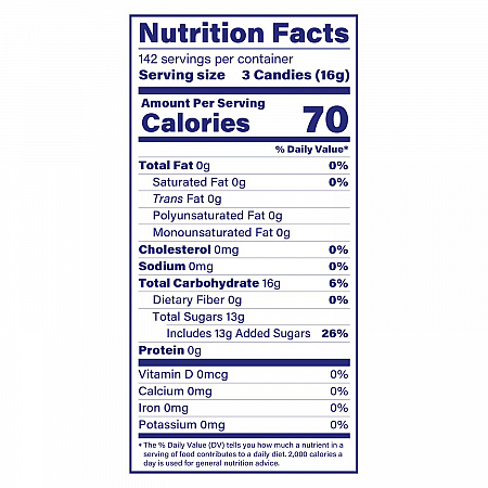 Peppermint Starlight Mints, 5 lb Bag, 3/Carton (60004061)