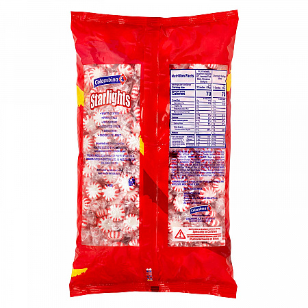 Peppermint Starlight Mints, 5 lb Bag, 3/Carton (60004061)