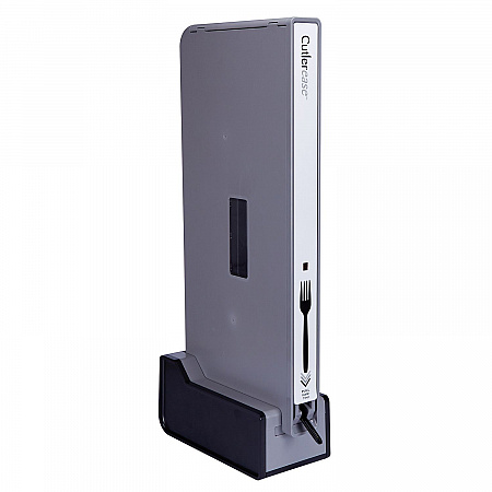 Cutlerease Base, Holds 1 Dispenser, 5.38 x 11 x 5.25, Gray/Black (1TWRBASE)