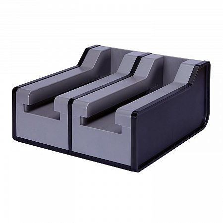 Cutlerease Base, Holds 2 Dispensers, 10.25 x 11 x 5.25, Gray/Black (2TWRBASE)
