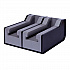 Cutlerease Base, Holds 2 Dispensers, 10.25 x 11 x 5.25, Gray/Black (2TWRBASE)