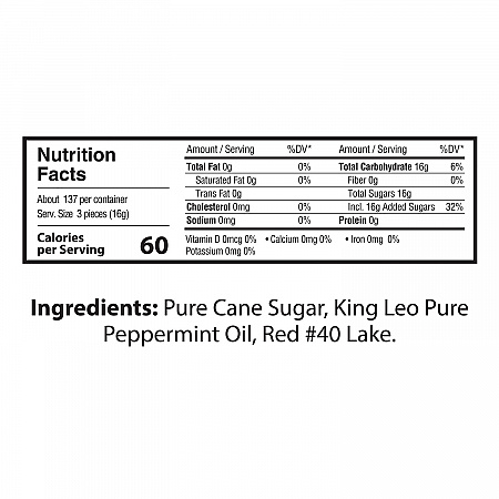 Peppermint Soft Mint Puffs, 5 lb Bag, 2/Carton (60004086)