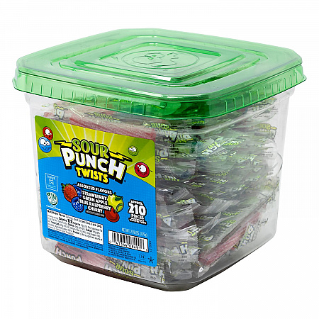 Twists, Variety, 2.59 lb Tub, Approx. 210 Pieces/Tub, 2 Tubs (60004078)
