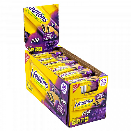 Fig Newtons, 2 oz Pack, 2 Cookies/Pack, 24 Packs/Box, 4 Boxes/Carton (60004081)