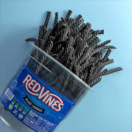 Black Licorice Twists, 3.5 lb Jar, 2/Carton (60004084)