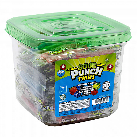 Twists, Variety, 2.59 lb Tub, Approx. 210 Pieces/Tub, 2 Tubs (60004078)