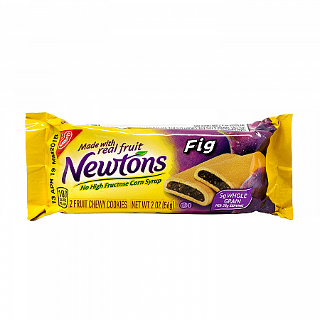 Fig Newtons, 2 oz Pack, 2 Cookies/Pack, 24 Packs/Box, 4 Boxes/Carton (60004081)