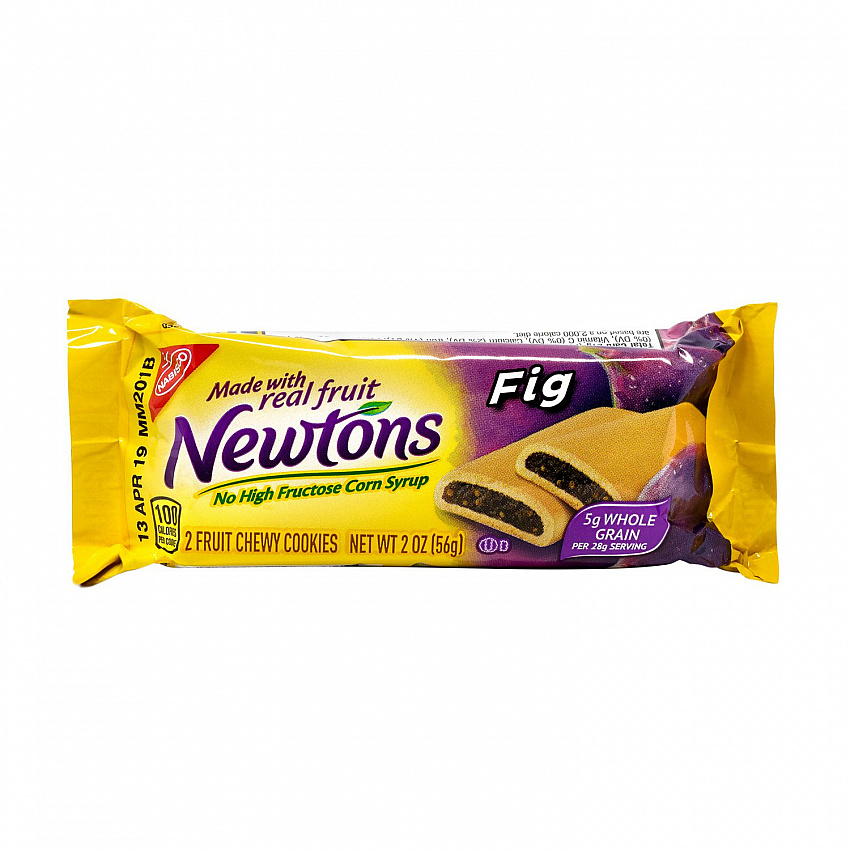 Fig Newtons, 2 oz Pack, 2 Cookies/Pack, 24 Packs/Box, 4 Boxes/Carton (60004081)