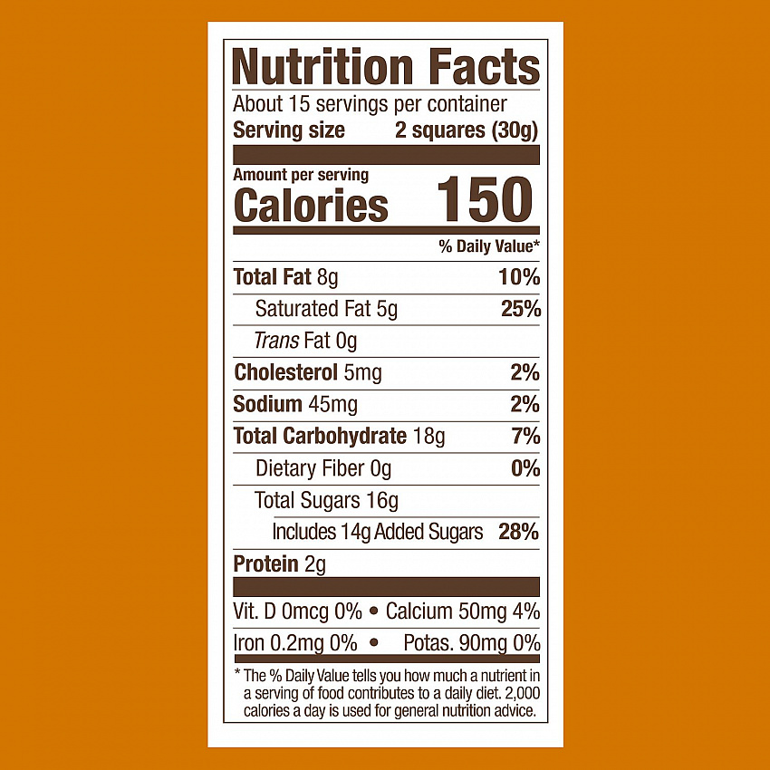 Milk Chocolate and Caramel Chocolate Squares, 15.96 oz Bag, 2/Carton (60004071)
