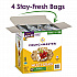 5-Seed Multi-Grain Crunchy Oven Baked Crackers, Original, 5 oz Bags, 4/Box, 2 Boxes/Carton (60004077)
