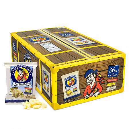 Natural Aged White Cheddar Baked Corn Puffs, 0.5 oz Bag, 36/Box, 2 Boxes/Carton (60004090)