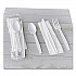 Four-Piece Polystyrene Cutlery Kit, Mediumweight, Fork/Knife/Napkin/Spoon, Plastic, White, 250/Carton (4KITWHPS)