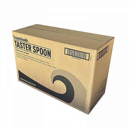 Mediumweight Polypropylene Cutlery, Individually Wrapped, Spoon, Plastic, Black, 1,000/Carton (SPOONBLPPIW)